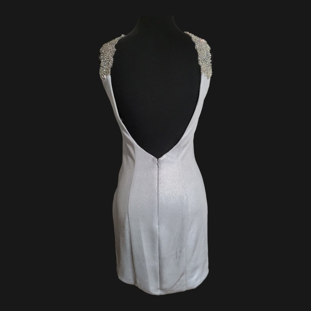 Vienna Prom Halter Bodycon Short Dress - Picture 6 of 8